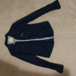 Hollister Navy Shirt Size Small